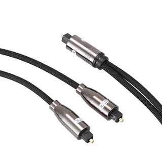 EMK SPDIF/Toslink Digital Optical Audio Toslink Splitter Cable SPDIF Optical Splitter Adapter 1.5M
