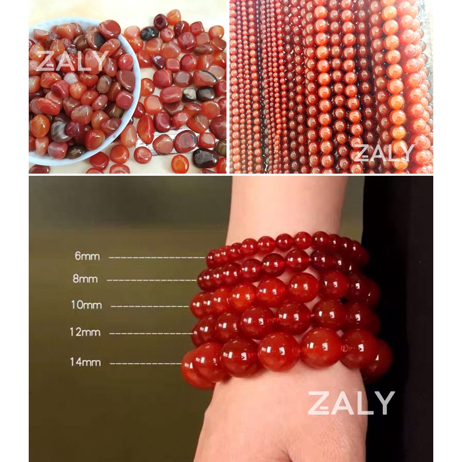 Hạt vòng đá phong thủy nguyên liệu hạt xâu vòng tay handmade (Giá bán 1 hạt) Zaly
