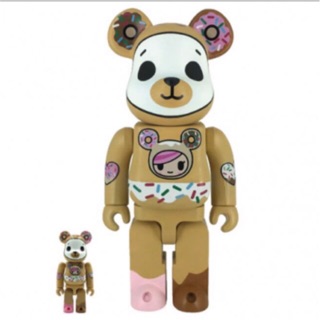 400% + 100% Bearbrick Tokidoki Biscotti