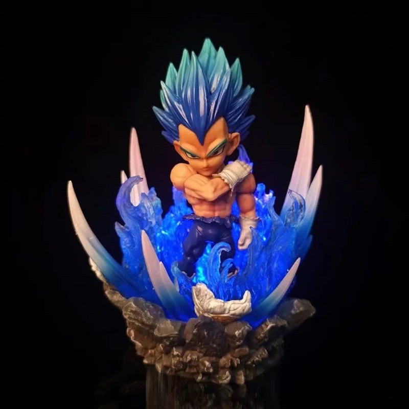 Mô hình Dragon Ball Nhân Vật Goku Ultra Instinct, Vegeta, Broly Hiệu Ứng Led