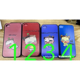 Ốp lưng iphone4G/4S dẻo in hình kute