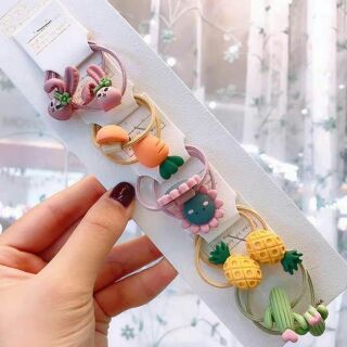 Combo 10 set dây buộc tóc trẻ em ( sỉ 14k)