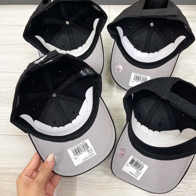 Nón / Mũ lưỡi trai NY NewYork Yankees Đen