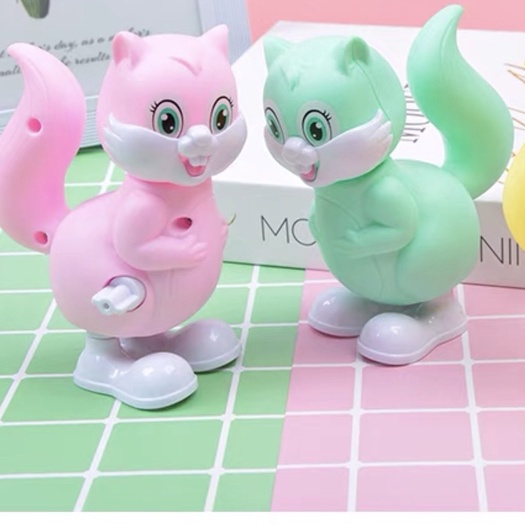 Đồ Chơi Cho Bé💗FREESHIP💗  Đồ Chơi Trẻ Em Sóc Con Vặn Cót Nhún Nhảy Ngộ Nghĩnh , Đáng Yêu Cho Bé Giải Trí Sóc_Toystore