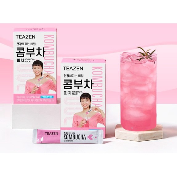 Trà Teazen Kombucha vị Đào