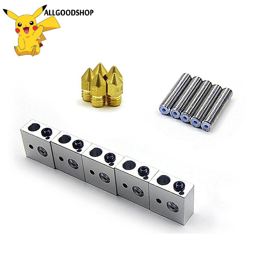 Set 15 Đầu Phun 1.75mm 0.4mm Cho Mk8 Anet A8 Máy In 3d