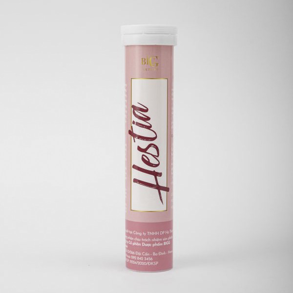 Viên sủi hỗ trợ làm đẹp da HESTIA Saffron Collagen - Bigg Nature | Thế Giới Skin Care