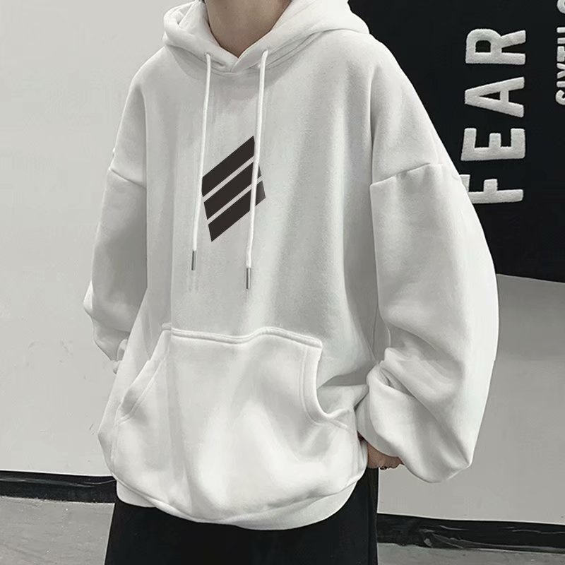 Áo hoodie tay dài dáng rộng 5 màu có size lớn M-8XL phong cách hip hop thoải mái cho nam/cặp đôi