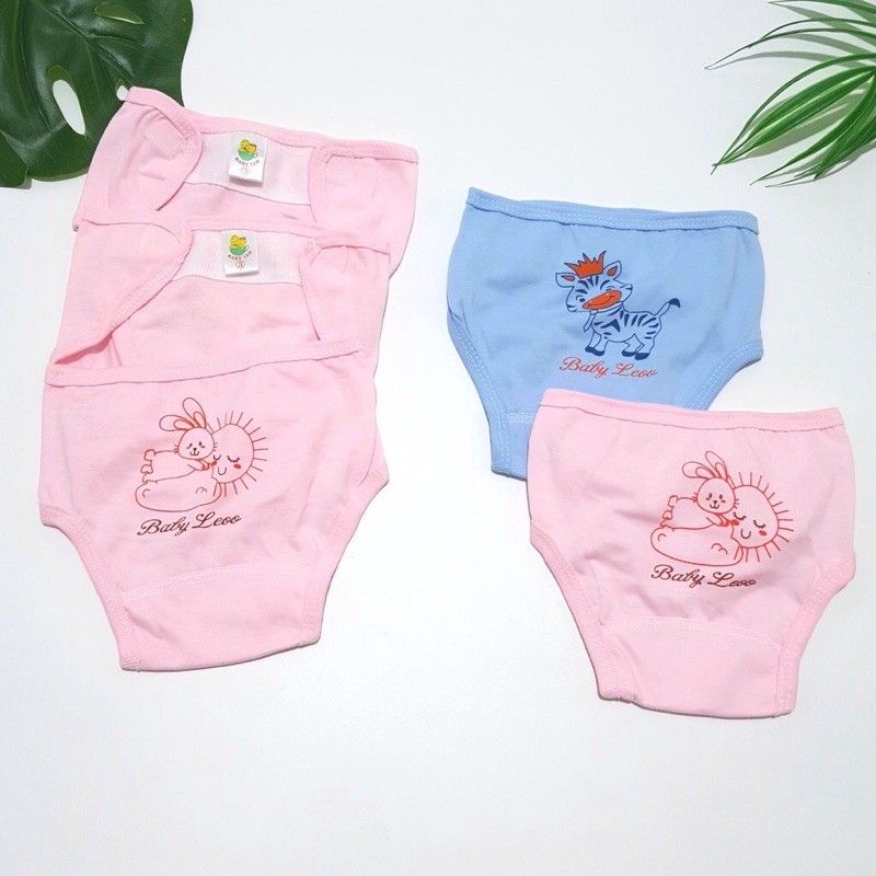 5 Quần Đóng Bỉm Sơ Sinh In Mông Baby Leo Cho Bé 3-5Kg