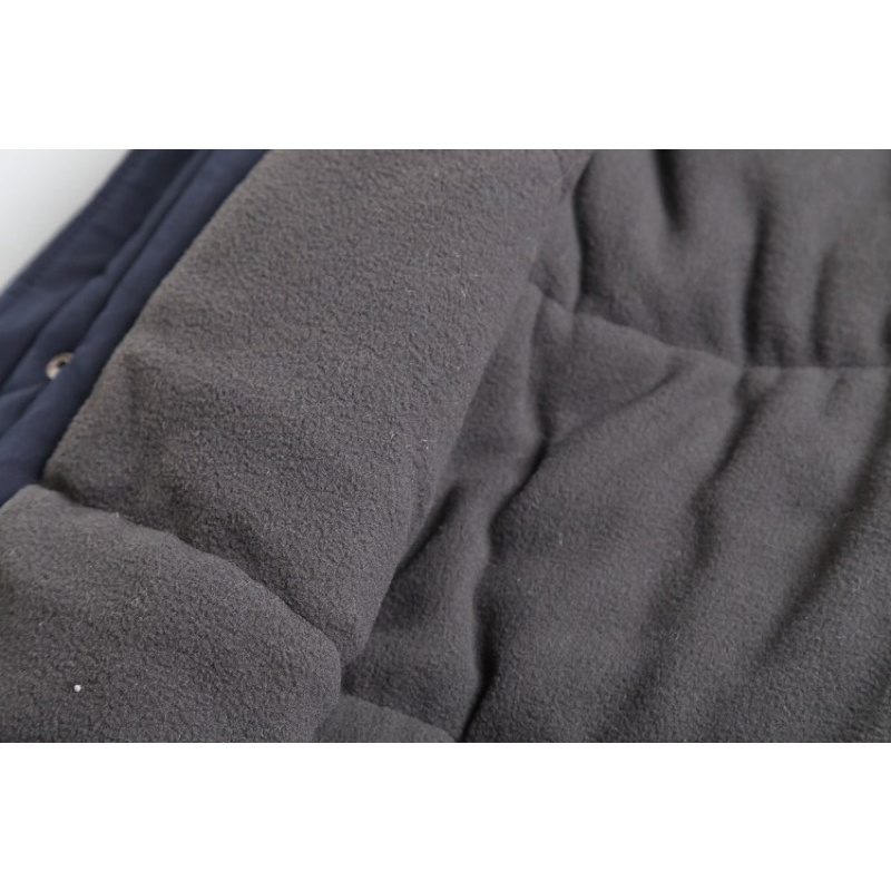 Áo parka nam cổ lông kaki đại hàn siêu ấm