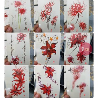 Hình Xăm Dán Tatoo Hoa Bỉ Ngạn