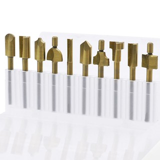 ❤️FREESHIP❤️ Bộ 10 đầu mũi mài khắc làm gỗ lũa cán 3mm phú Titanium