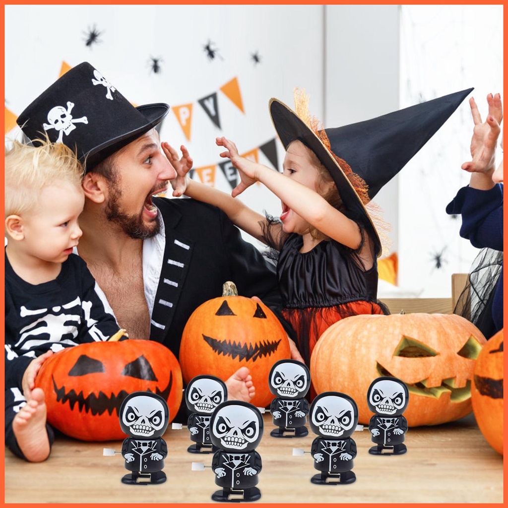 Đồ Chơi Cối Xay Gió Nhảy Dây Cót Màu Đen Giúp Giảm Căng Thẳng Dùng Để Hóa Trang Dịp Halloween