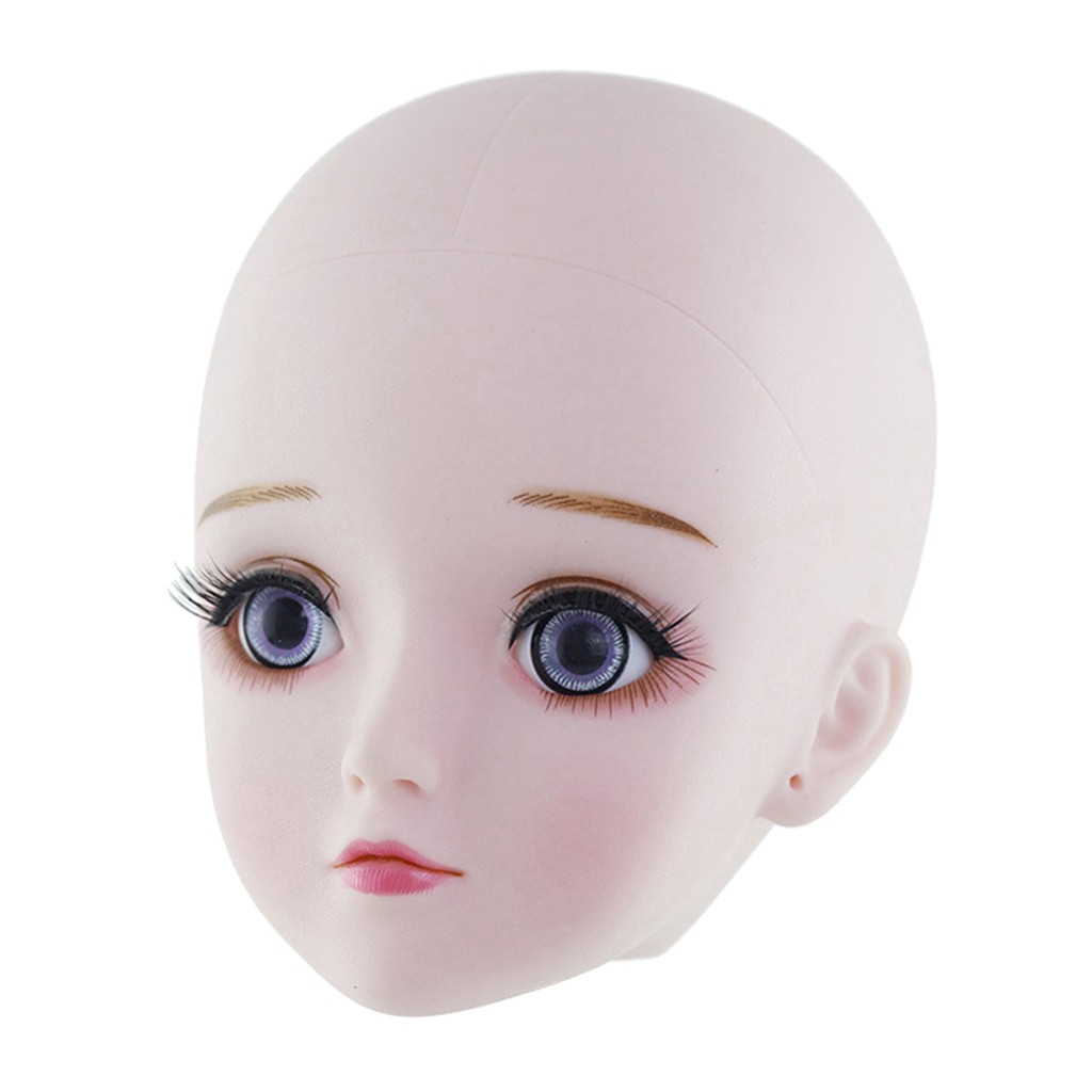 [COD]Ready Stock!!! Cute BJD Doll 1/3 Ball Dolls Head Mold with 4D Eyes DIY Dolls Accessory