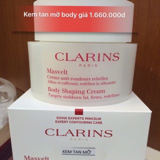 Kem tan mỡ bụng Clarins Body Shaping Cream