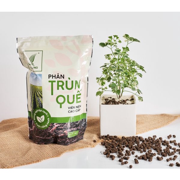 Phân Trùn Quế Viên Nén Cao Cấp (1kg)