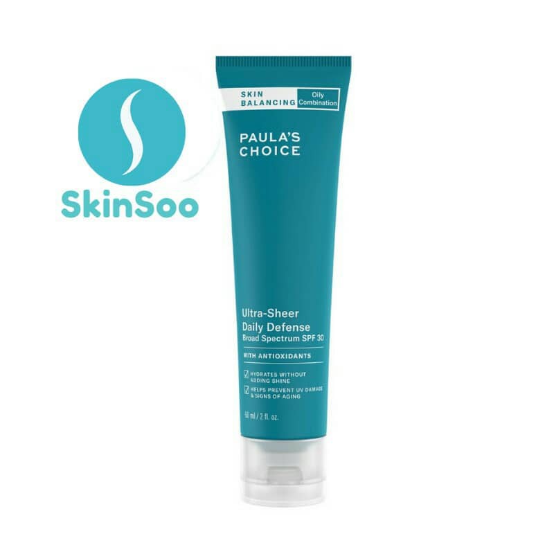 [AUTH] Paula's Choice Skin Balancing Ultra-Sheer Daily Defense Broad Spectrum SPF 30 - Kem Chống Nắng 60ml