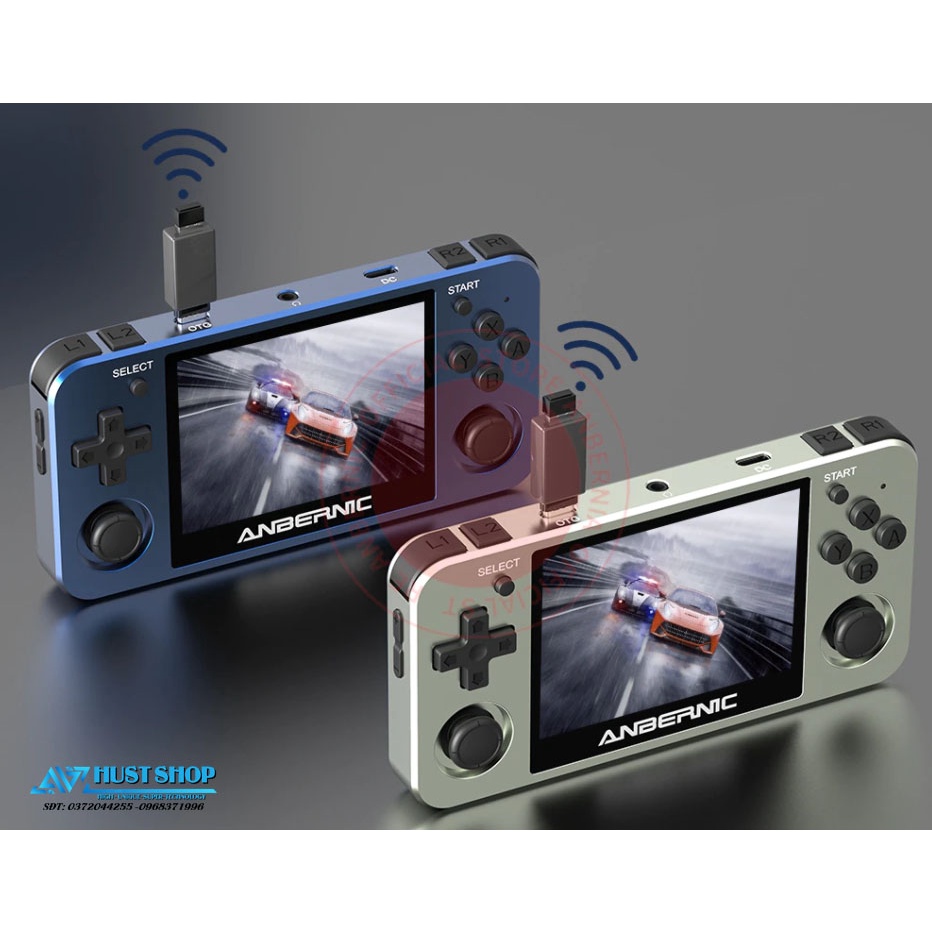 Máy Chơi Game RG351MP 3.5inch OCA Độ Nét Cao Hỗ trợ 20+ Dòng Games GBA/NES/PS!/Dreamcast/PSP...