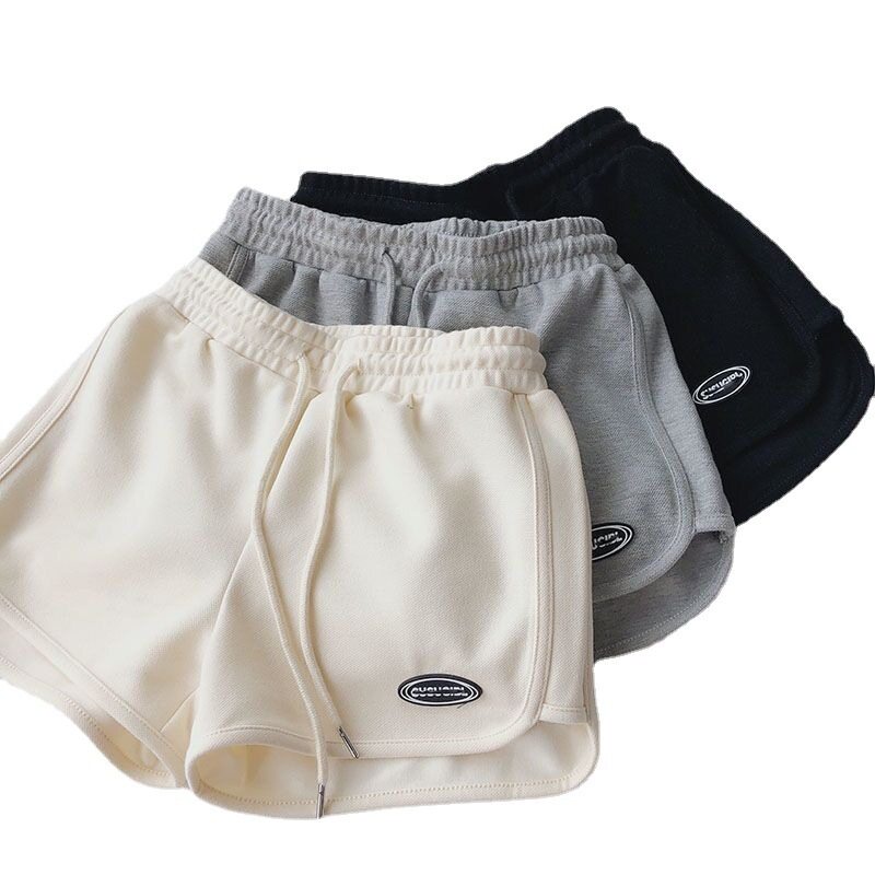 Quần Short Thể Thao Lưng Cao Phong Cách Hàn Quốc Cho Nữ