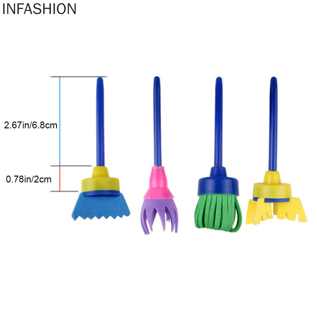 Bộ 44 dụng cụ vẽ tranh mini cho bé