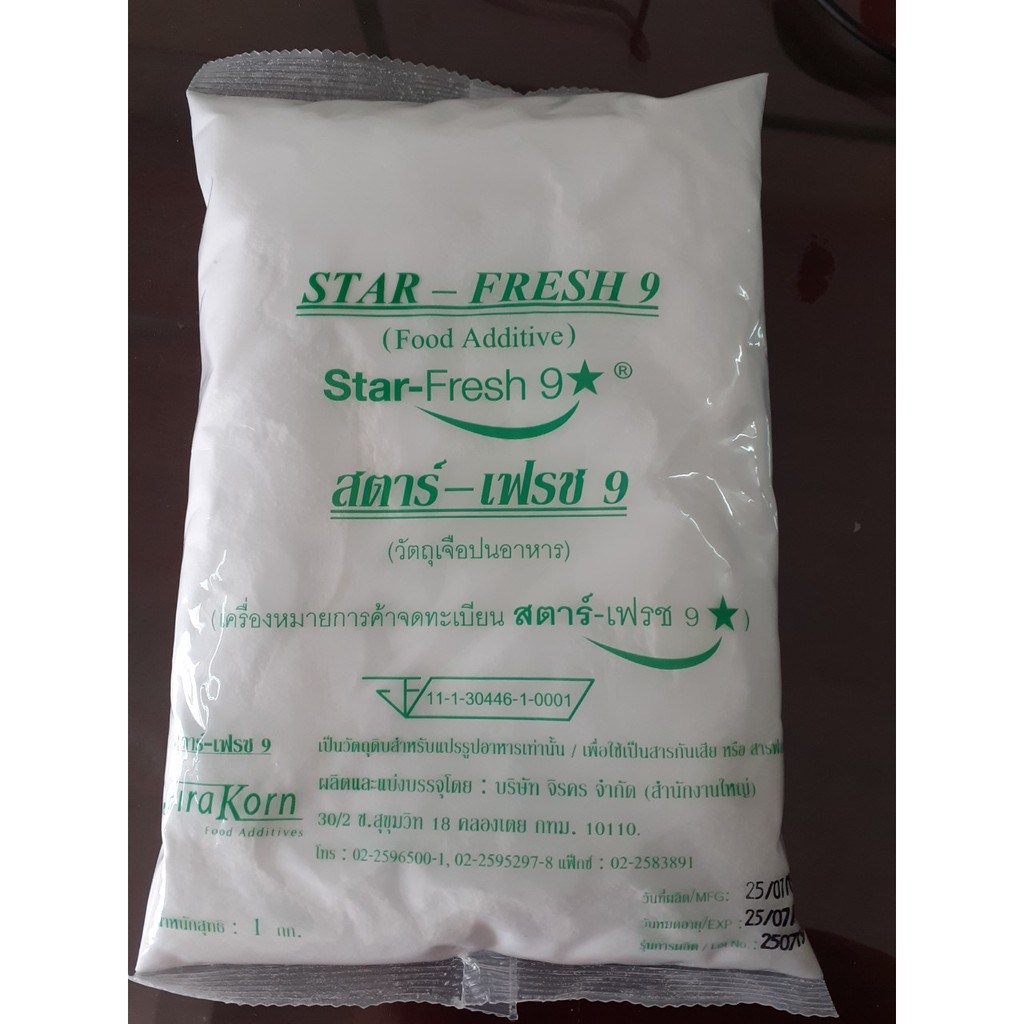 Tẩy thực phẩm Starfresh 9_Phụ gia tẩy trắng