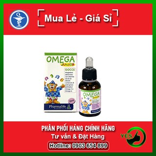 ❤[Chính hãng] OMEGA JUNIOR GOCCE - Giúp Trẻ Phát Triển Não Bộ & Mắt (Chai 30ml)