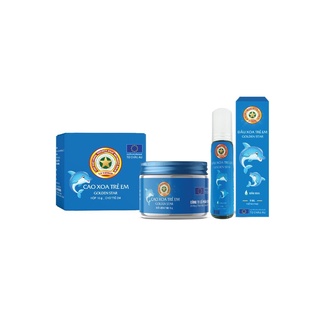 Combo dầu xoa golden Star 16g và dầu bi lăn Golden Star 9ml cho bé
