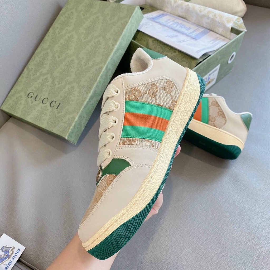 Giày Gucci Sơn Tùng, Hàng chuẩn, Giày gucci xanh Full size nam nữ.