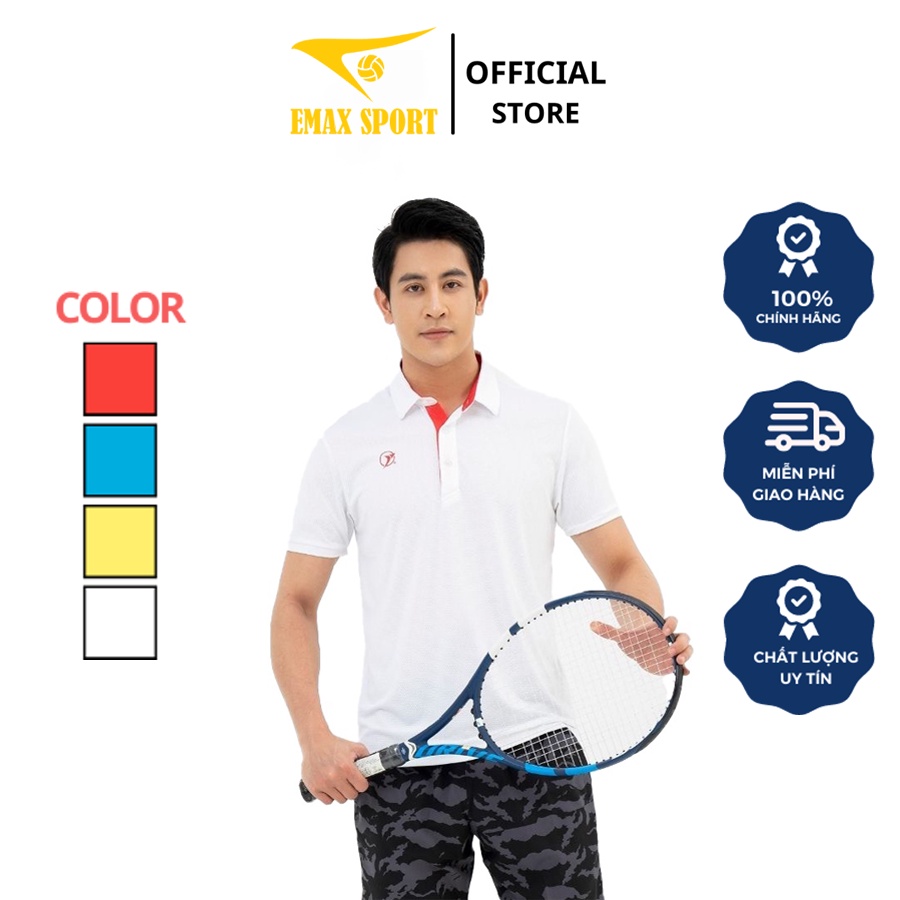 Áo Polo Thể Thao Nam Donexpro Cổ Trụ, Màu Sắc Trẻ Trung, Vải Thun Mắt Mèo Thoáng Mát, Thấm Hút Tốt MC - 9086