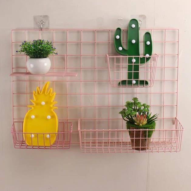 XẢ KHO Phụ kiện Rổ giá lưới trang trí siêu HOT