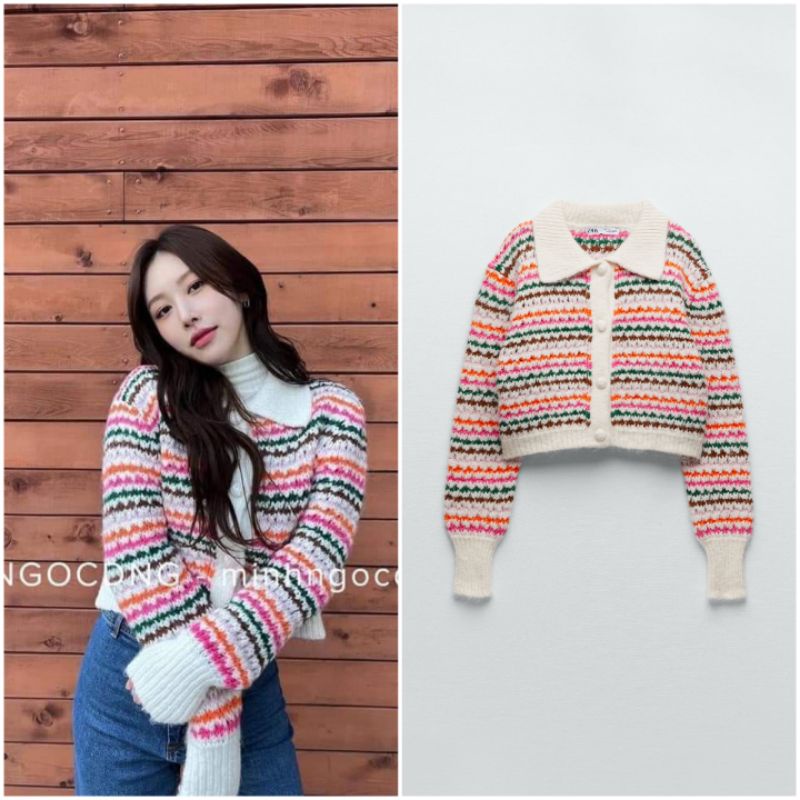 Áo len cardigan Zara Authentic