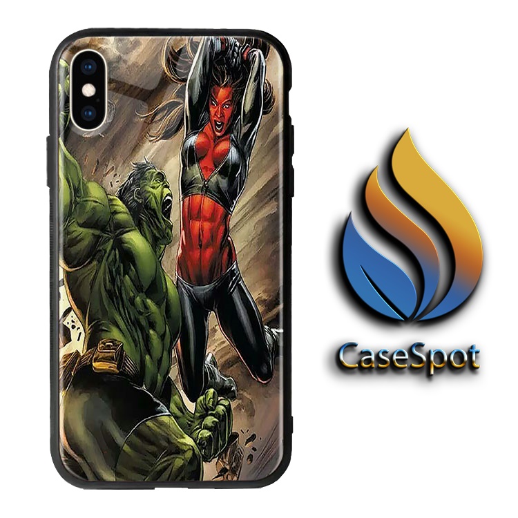 Ốp Đt Độc Iphone 12 Pro In Hình Hulk - Người Khổng Lồ Xanh CASESPOT Cho Iphone 6 6S 7 8 Plus X Xs Max Xr