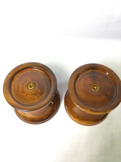 Chân nến bàn thờ hàng đẹp, chất lượng - Gỗ tràm MS: 16