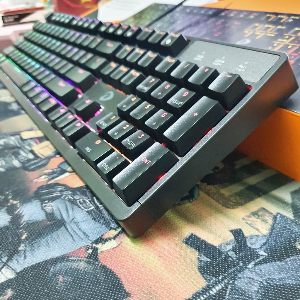 Combo phím chuột gaming Dareu Ek1280s kèm Chuột Em908 và tai nghe Gnet G09 - TẶNG KÈM BÀN DI GAMING 30X70