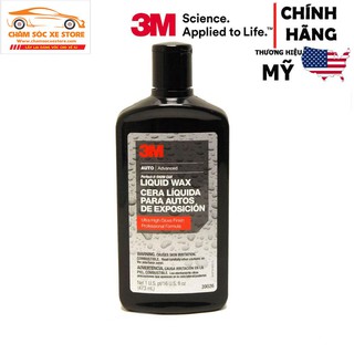Dung dịch đánh bóng bảo vệ sơn 3M Perfect It Show Car Liquid Wax 3M39026 473ml chamsocxe
