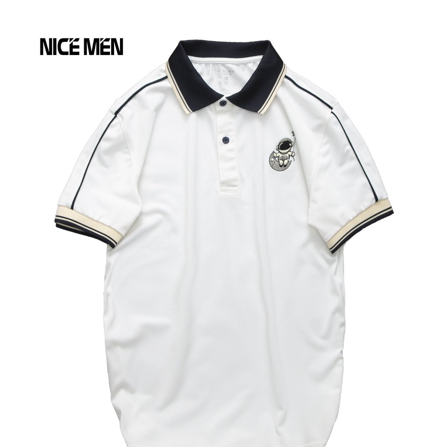 Áo thun nam POLO thiết kế vải cá sấu cotton cao cấp ngắn tay cực sang trọng và lịch lãm NICEMENCS19