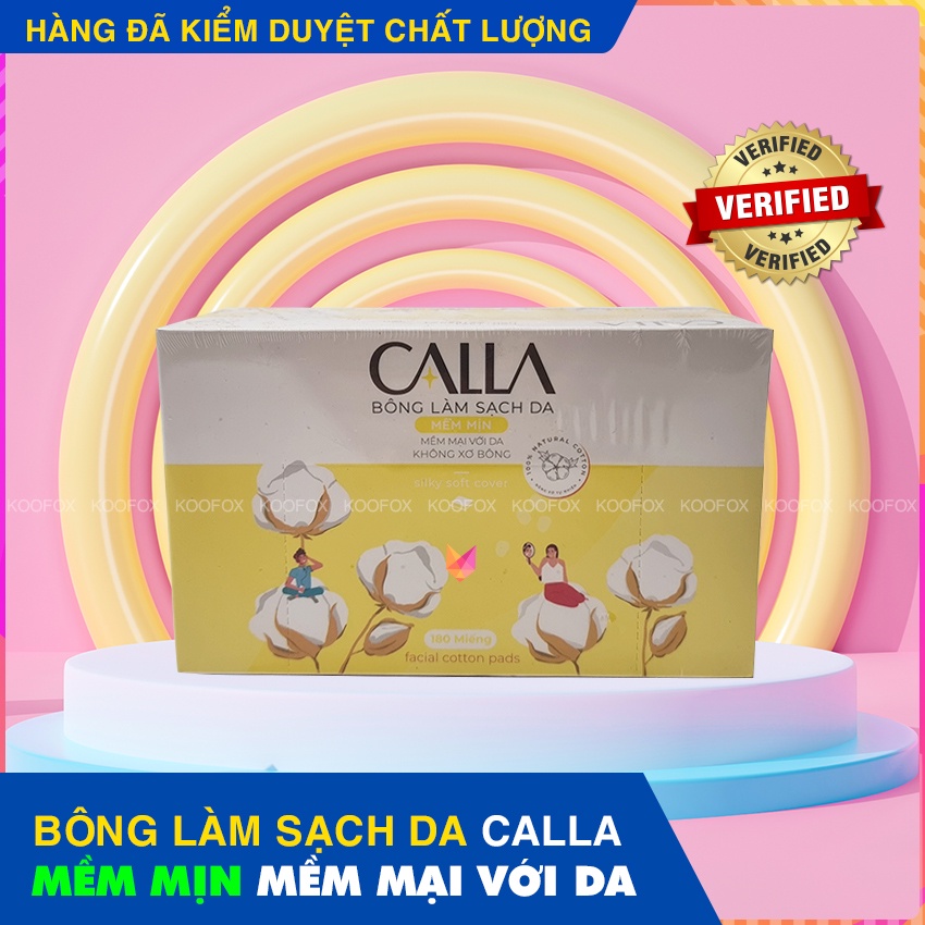 Bông tẩy trang làm sạch da Bông Bạch Tuyết Calla Mềm Mịn  - KOOFOX