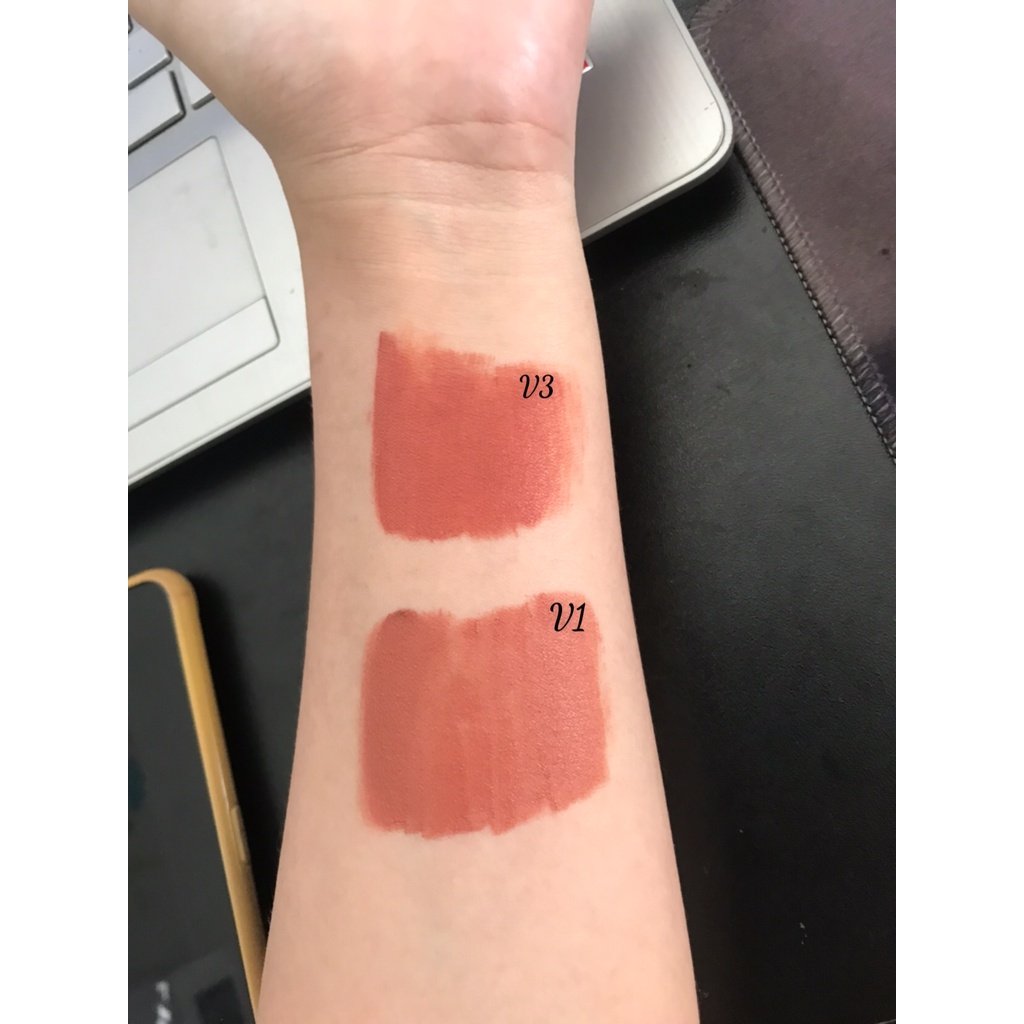 Son Kem Lì Nắp Vàng Cao Cấp B.A Màu Nâu Tây