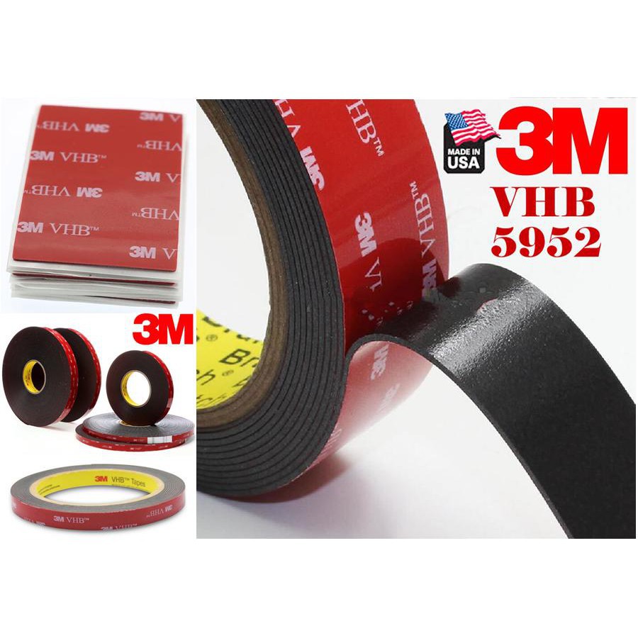 Băng keo VHB mini 3M 5952 size (12mm*5,4m) cường lực