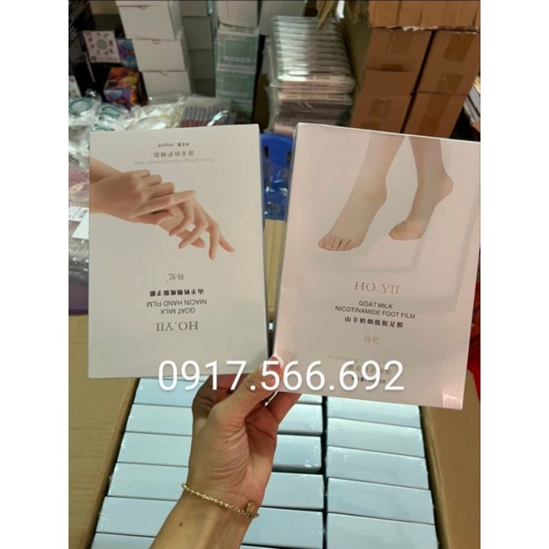 Mặt nạ ủ tay, chân Goat Milk ( hộp 5 miếng)