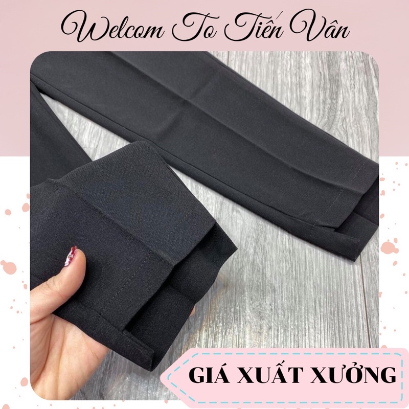 💋freeship💋Quần tây đen công sở nữ dài cúc lệch mặc đi làm học cạp lưng cao - Dáng quần baggy vải công sở dày mềm | BigBuy360 - bigbuy360.vn