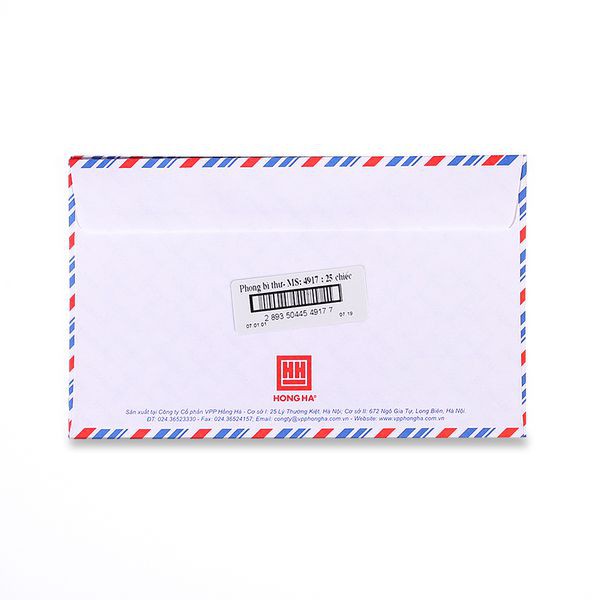 Phong bì thư hồng hà 4917
