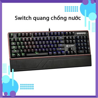[Tặng mã 50k] Bàn phím cơ chống nước E-DRA EK300  - Có kê tay - Led 7 màu - BH 24 tháng [Xả kho]