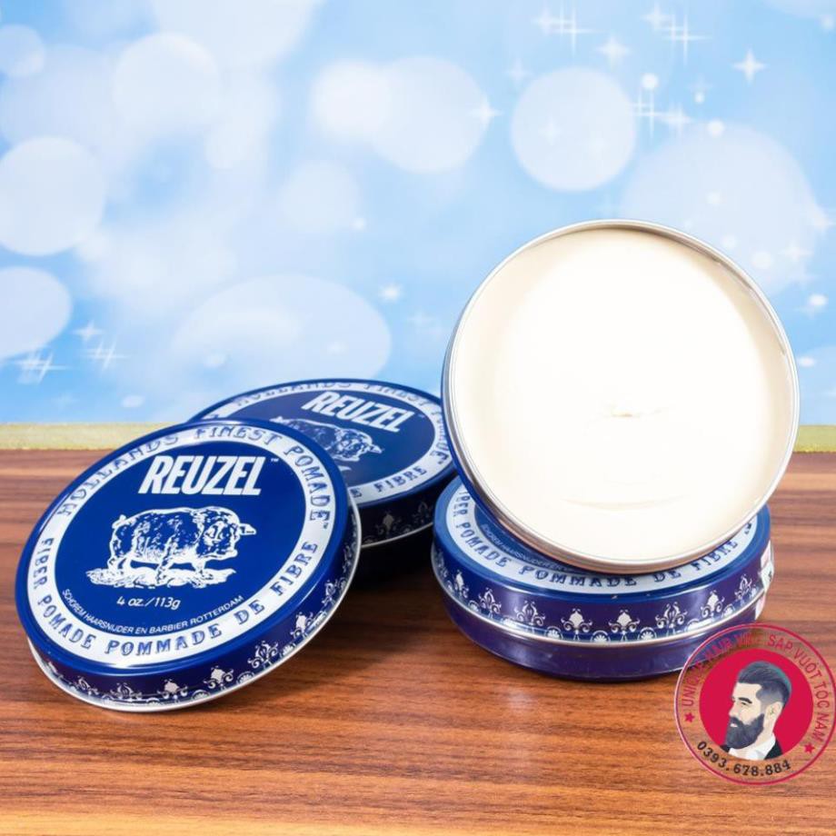 Chiết Dùng Thử : Sáp vuốt tóc Reuzel Fiber Pomade  ! Travel Size 10-20-30g