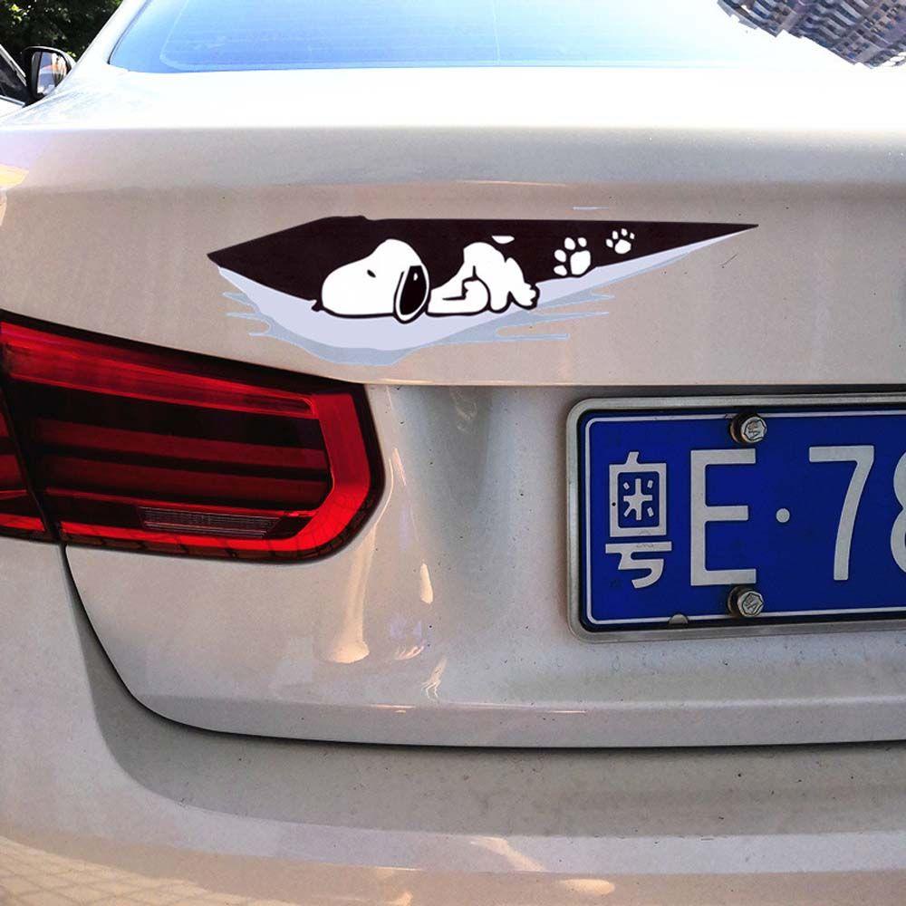 Set 4 Miếng Dán Vinyl Chống Trầy Hình Anime Trang Trí Xe Hơi DIY