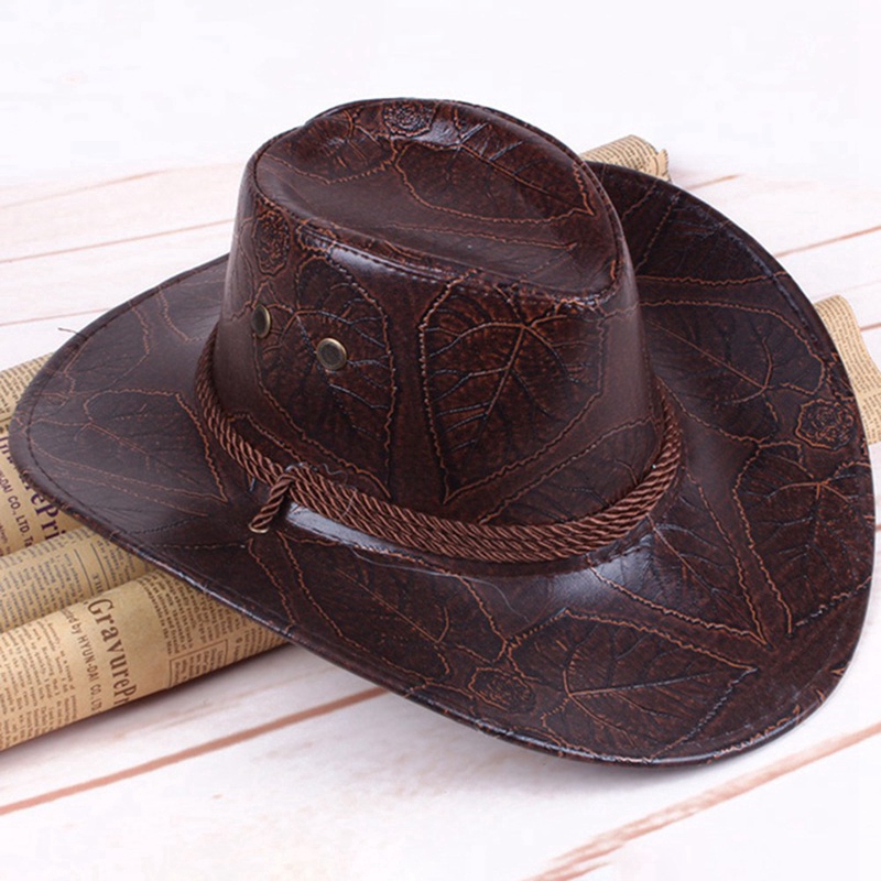 Mũ cao bồi bằng da hóa trang Red Dead Redemption 2 Rdr2 Arthur Morgan | BigBuy360 - bigbuy360.vn