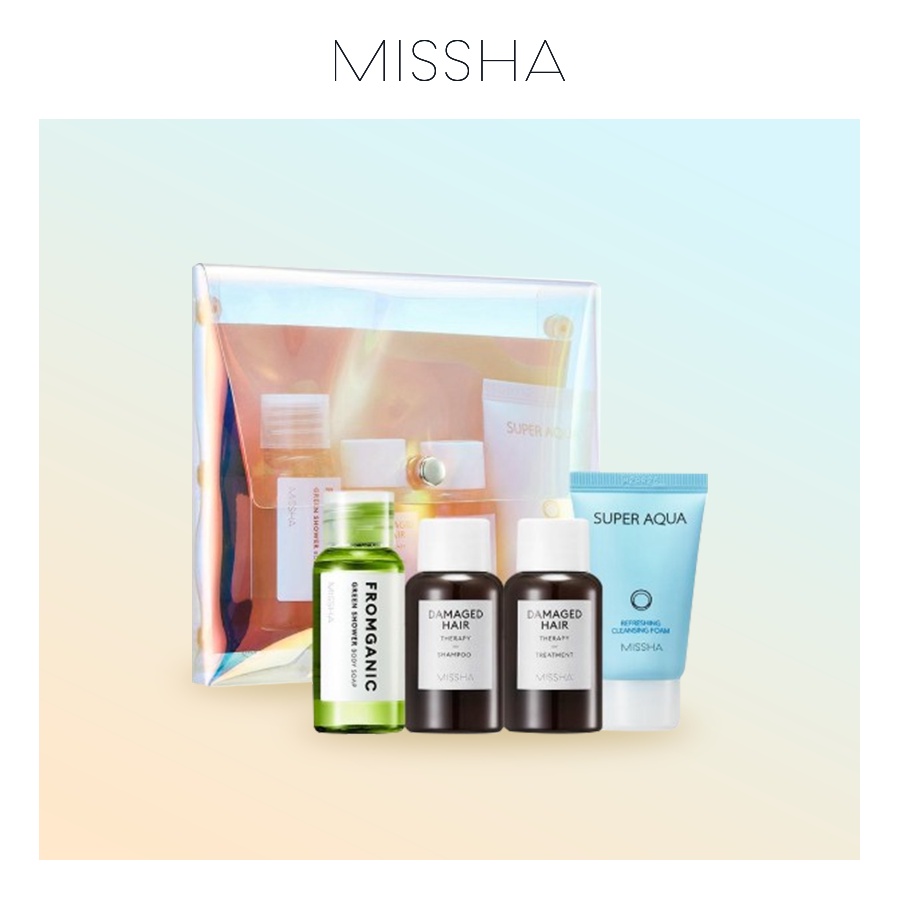 [Mã COSDEP -8% ĐH250k]Bộ Kit Du Lịch MISSHA Traveling Kit Hologram Edition