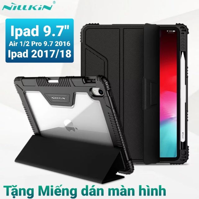 Bao da chống sốc Ipad 9.7 inch 2017/2018 Nillkin chính hãng