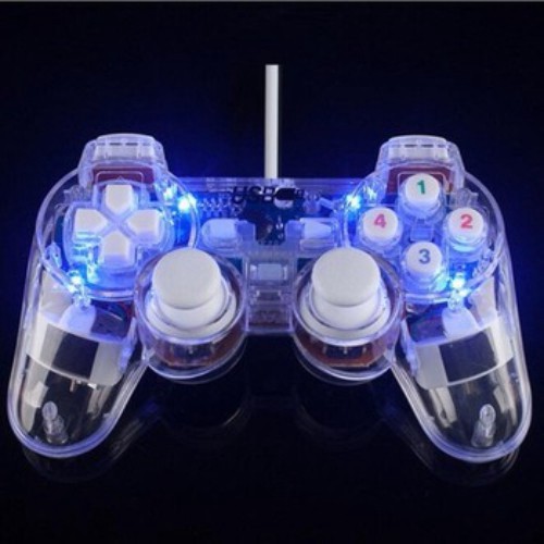 Tay Cầm Chơi Game Đơn Có Rung Cổng USB - Gamepad Cho PC Laptop Chơi FO4, Genshin Impact