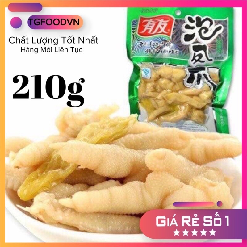 Chân Gà Cay 😍 YUYU Trùng Khánh 👍 210g